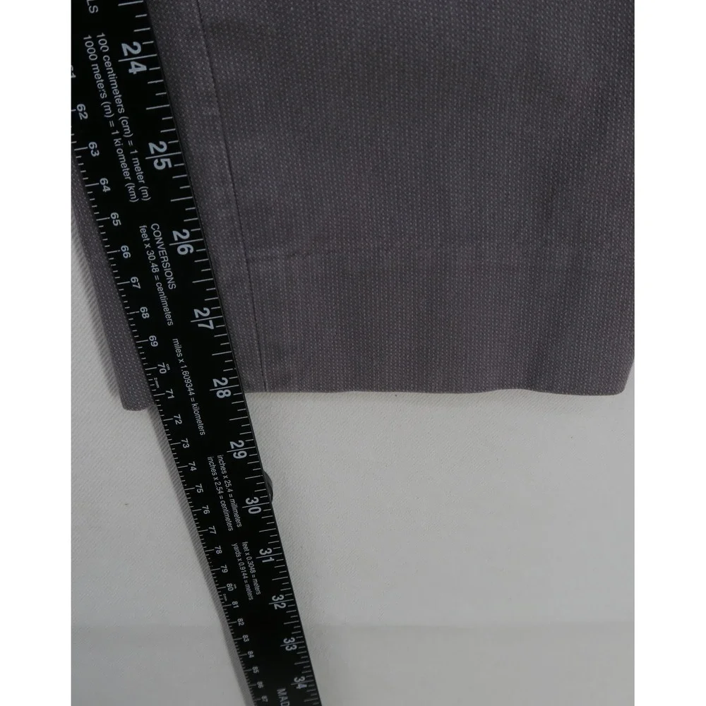Vince Griffith Slim Fit Chino Pants Mens 32 Grey Cotton Stretch Trousers